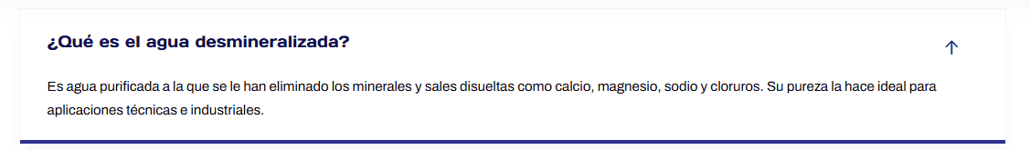 Agua Desmineralizada